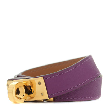 Hermes Swift Kelly Double Tour Bracelet XS Anemone 1 of 9