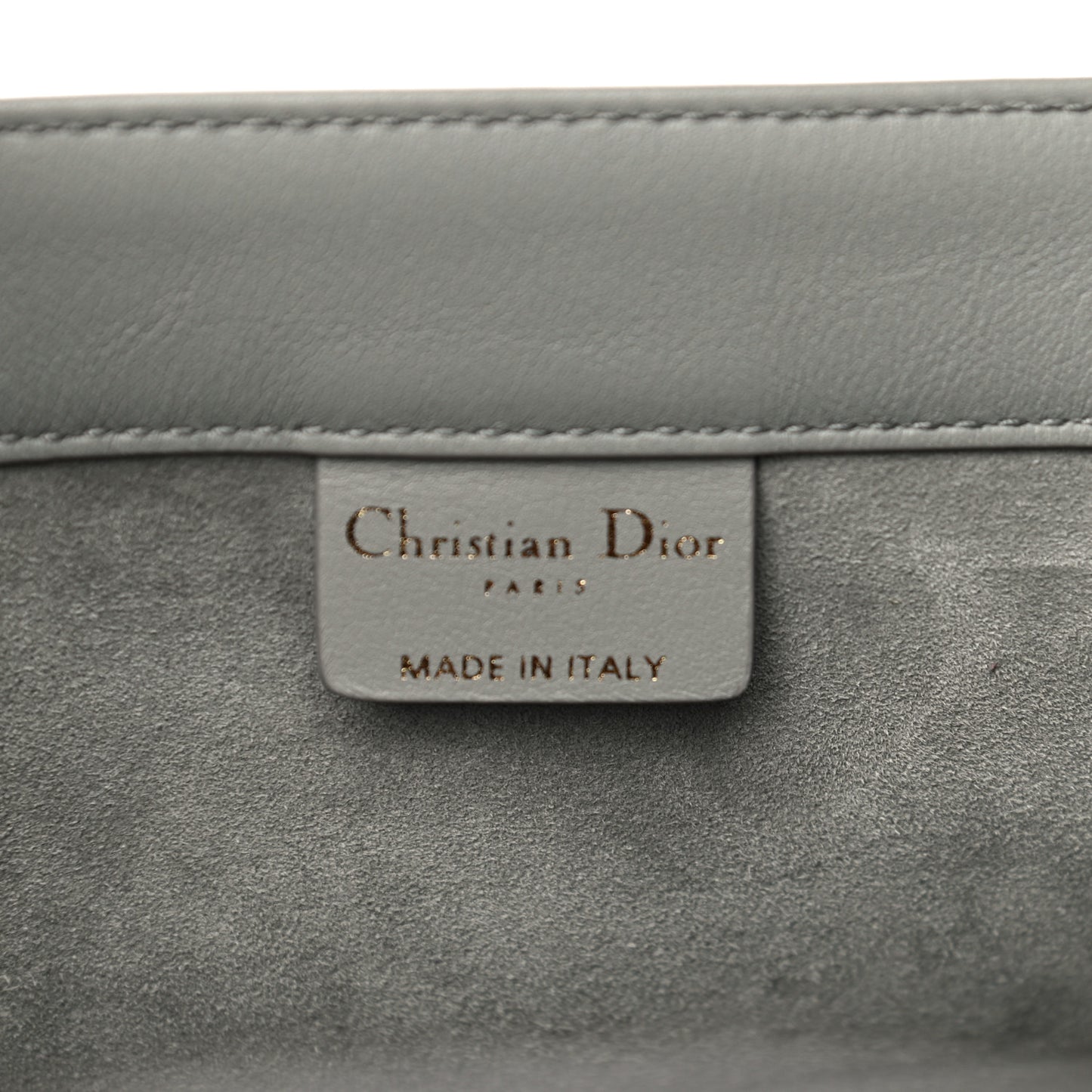 Calfskin Embossed Medium Book Tote Grey
