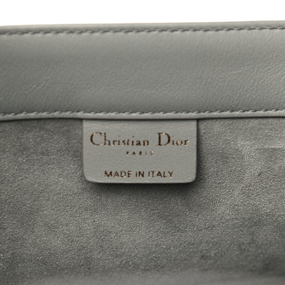 Christian Dior Calfskin Embossed Medium Book Tote Grey 10 of 20