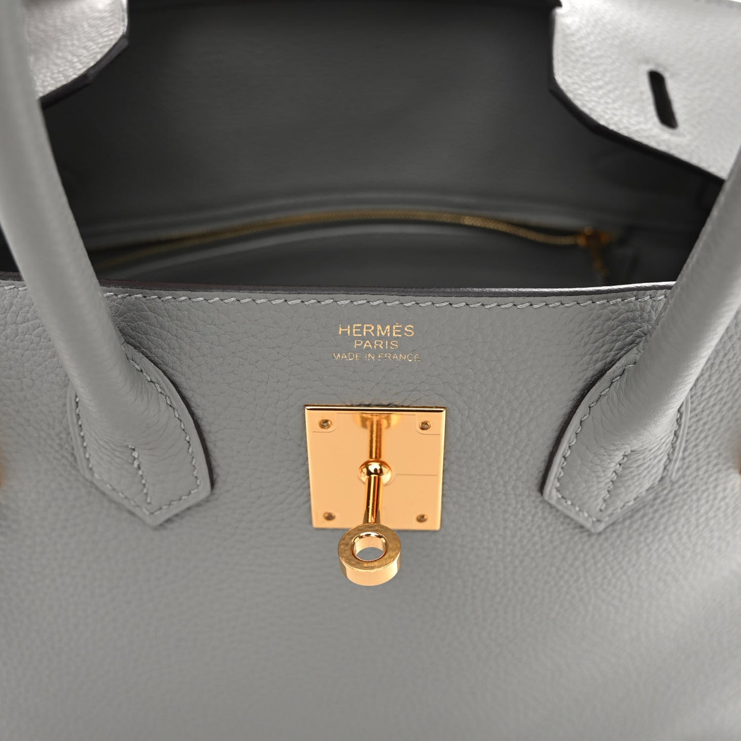 Togo Birkin 30 Gris Mouette