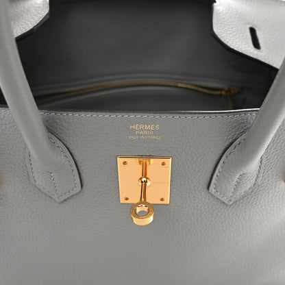 Hermes Togo Birkin 30 Gris Mouette 6 of 13