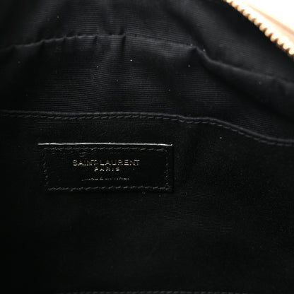 Saint Laurent Calfskin Matelasse Monogram Lou Camera Bag Dark Beige 6 of 9
