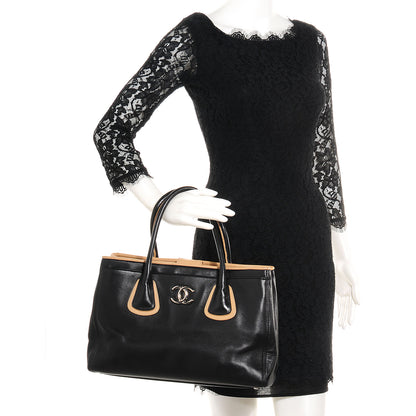 Chanel Lambskin Executive Cerf Shopper Tote Black 2 of 7