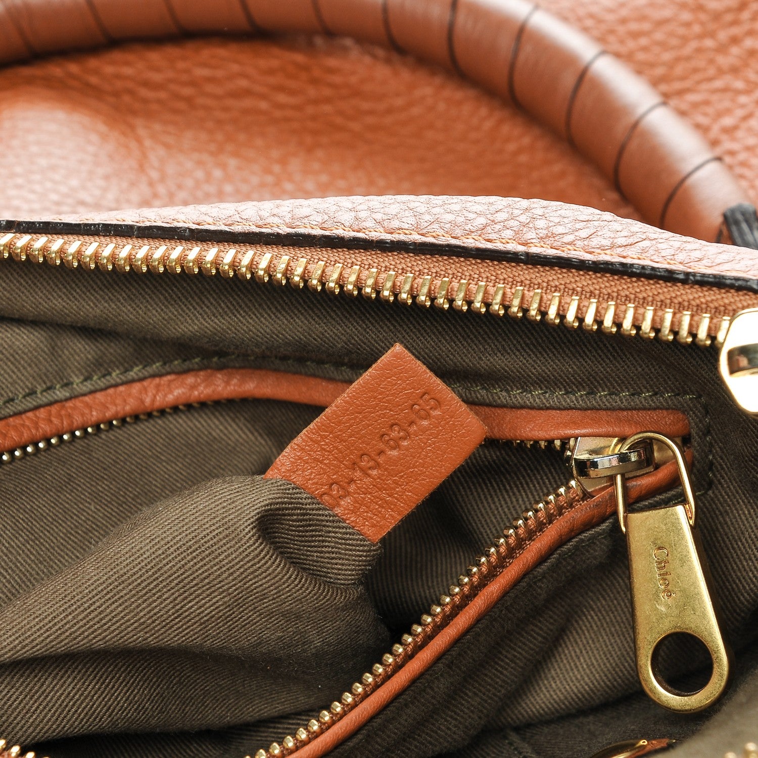 Chloe Calfskin Medium Marcie Satchel Tan 7 of 7