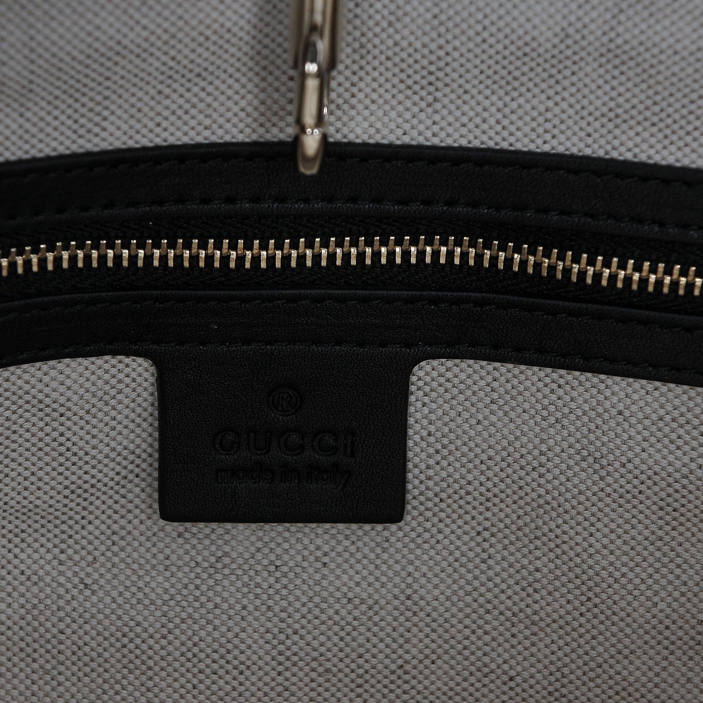 Patent Microguccissima Medium Nice Tote Black
