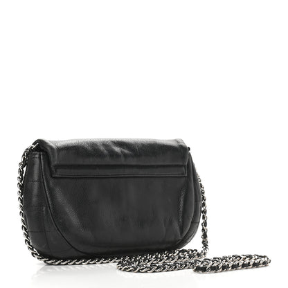 Chanel Caviar Half Moon Wallet On Chain WOC Black 3 of 13