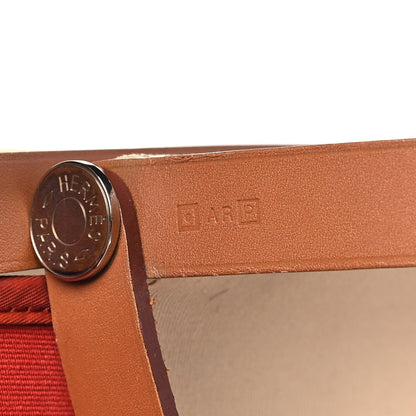 Hermes Toile Cabag 32 Grenat 7 of 12