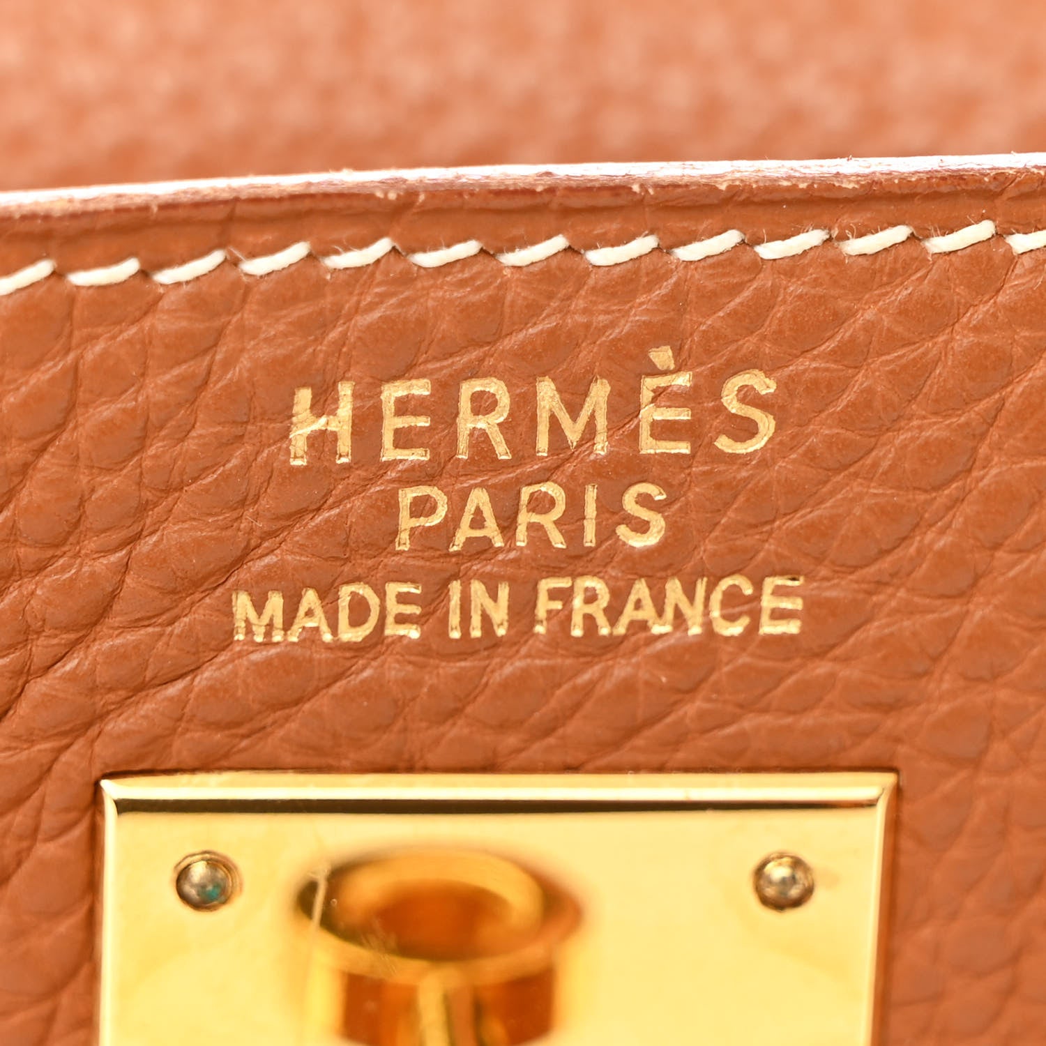 Hermes Togo Kelly Retourne 35 Gold 6 of 14