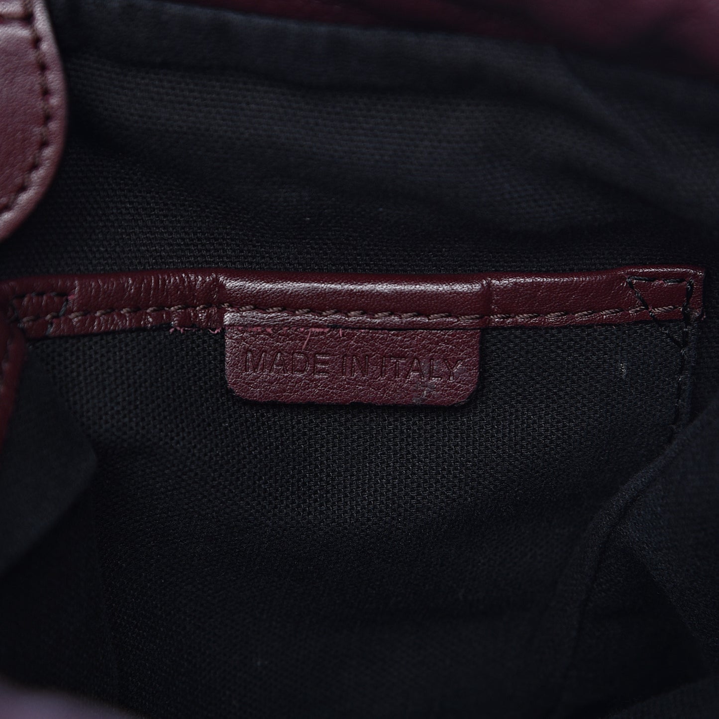 Calfskin House Check Little Crush Deep Claret