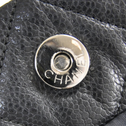 Chanel Caviar Quilted Large Cells Shopping Tote Black 9 of 10