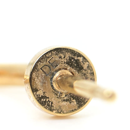 Louis Vuitton Brass Blooming Earrings Gold 5 of 7