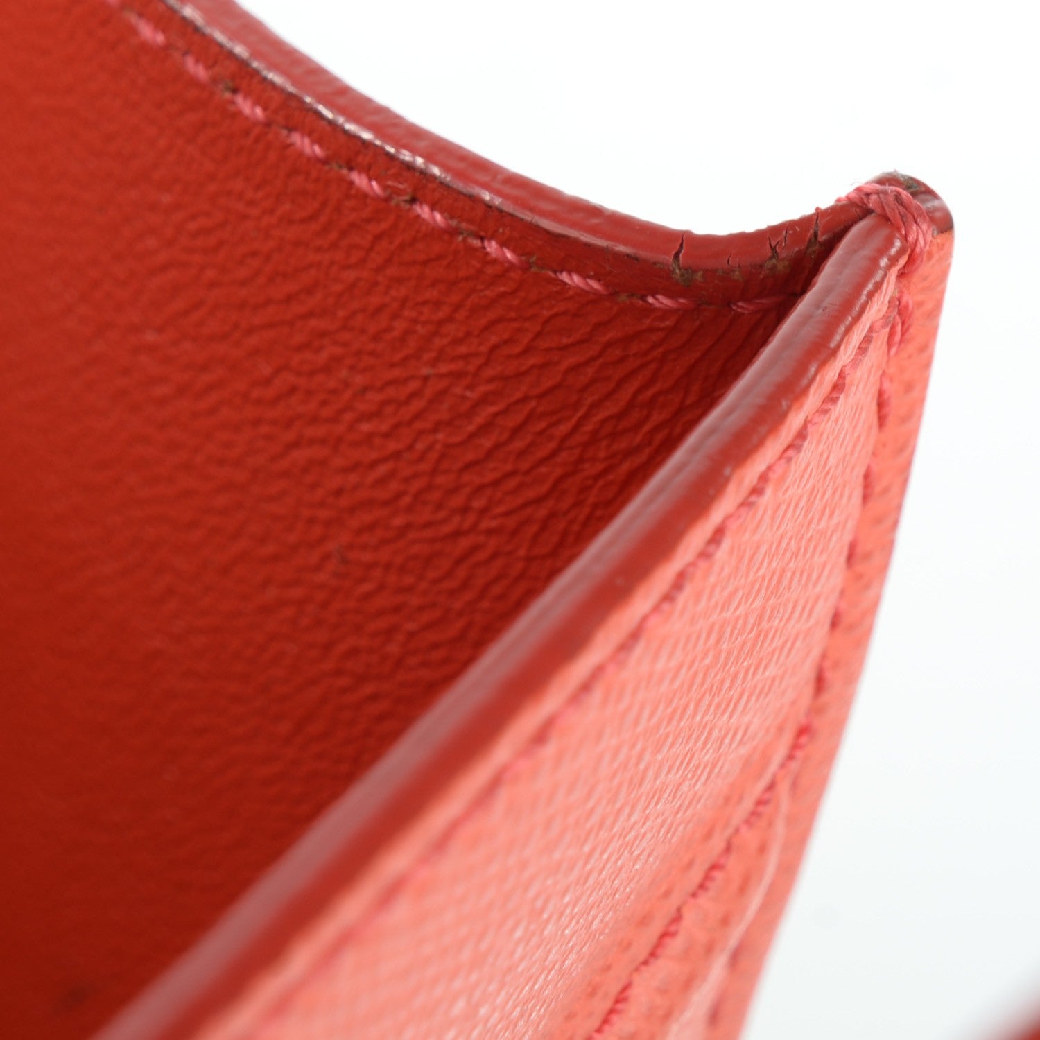 Celine Grained Calfskin Medium Phantom Luggage Coral 7 of 15