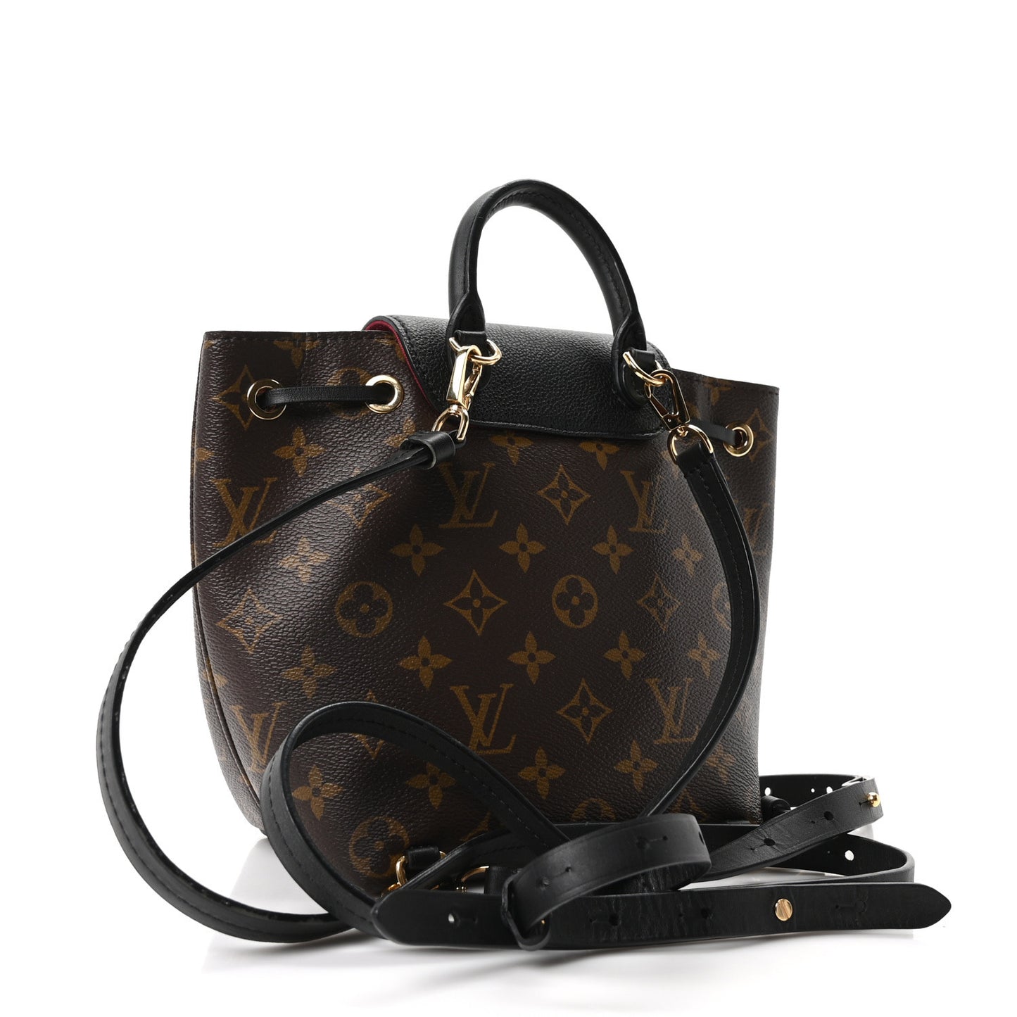 Monogram BB Montsouris NM Backpack Black Black