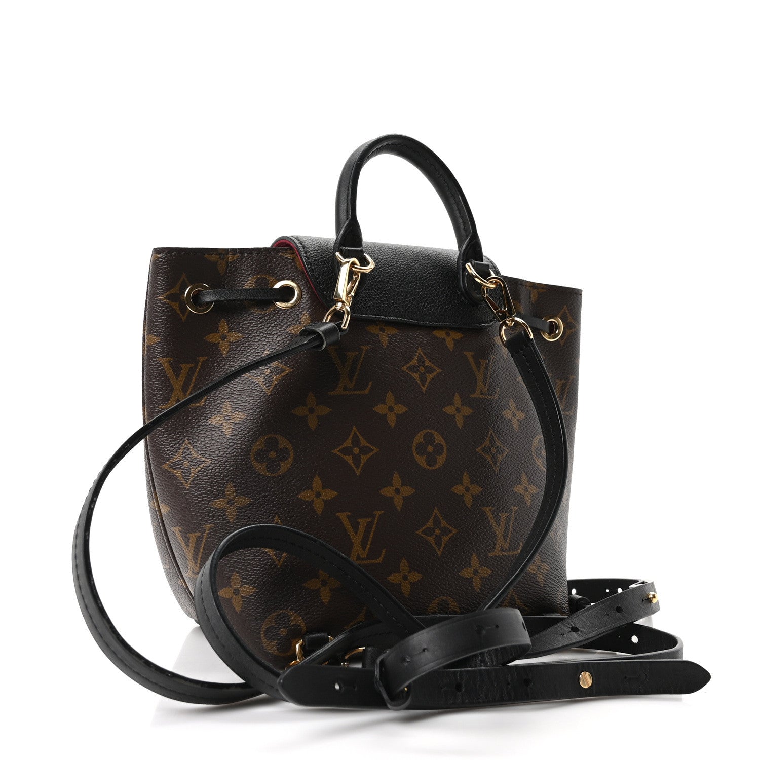 Louis Vuitton Monogram BB Montsouris NM Backpack Black Black 2 of 8