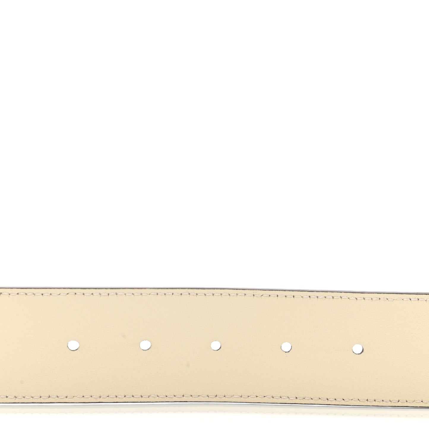 Calfskin Double G 40mm Belt 95 38 Mystic White