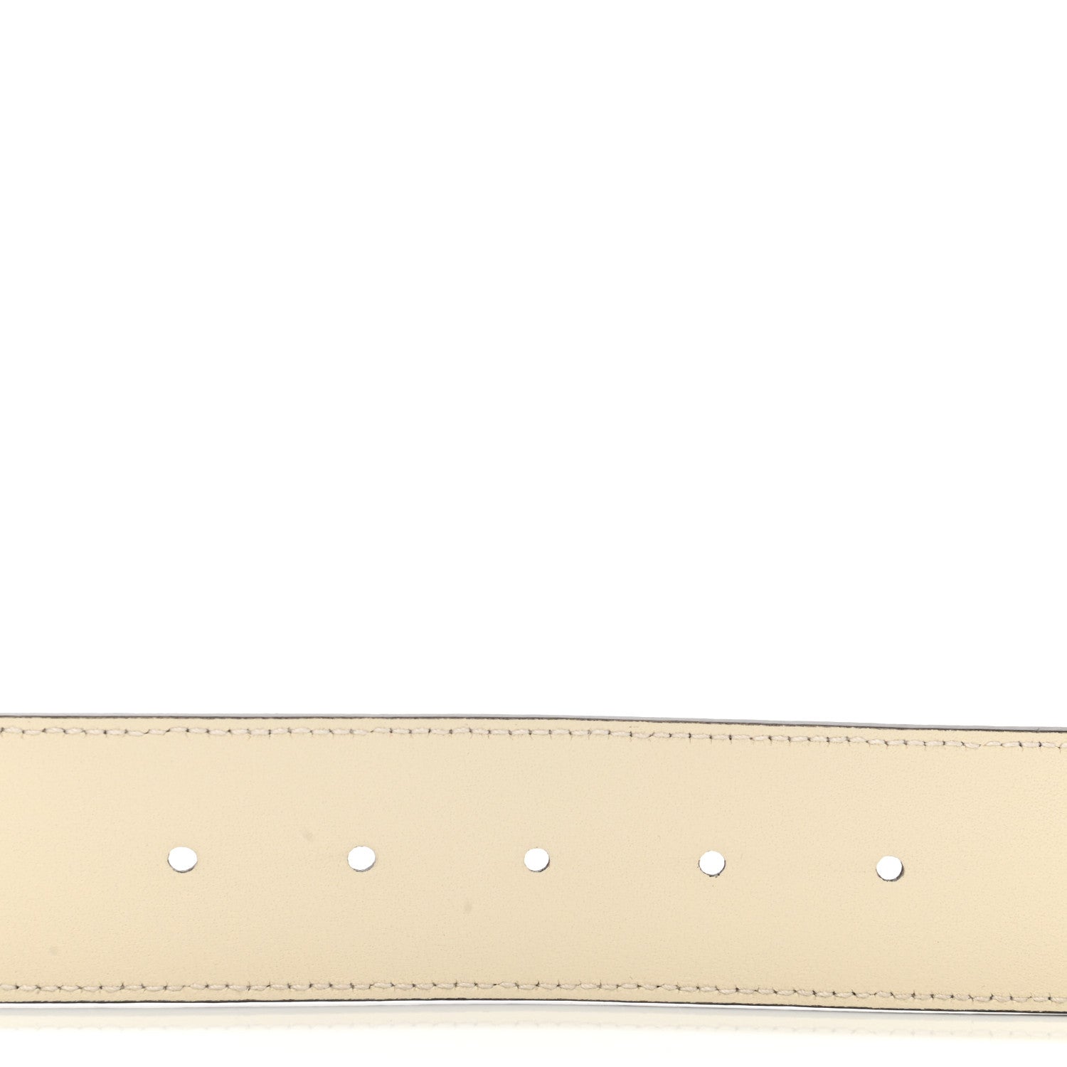 Gucci Calfskin Double G 40mm Belt 95 38 Mystic White 5 of 5