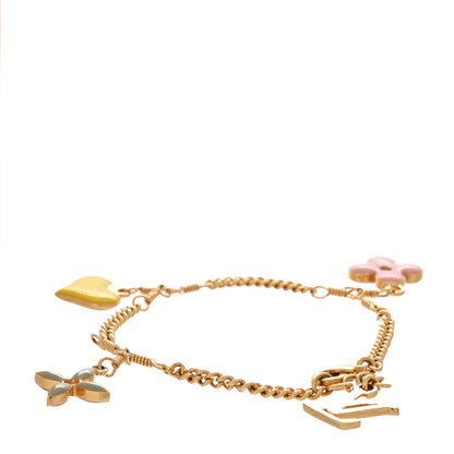 Louis Vuitton Metal Sweet Monogram Charm Bracelet Pastel 3 of 3