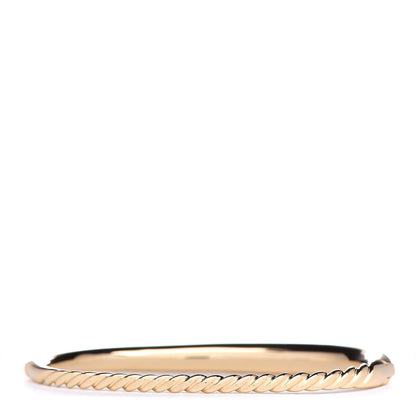 David Yurman 18K Yellow Gold 6.5mm Pure Form Smooth Bracelet 3 of 4
