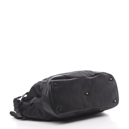 Burberry Nylon Calfskin Tote Black 4 of 13