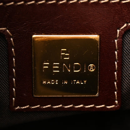 Fendi Vinyl Zucchino Baguette Tobacco 6 of 15