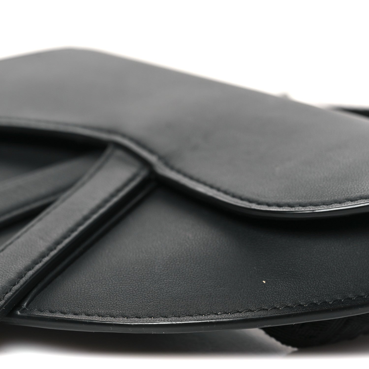 Christian Dior Ultra Matte Calfskin Saddle Belt Bag Black 8 of 8