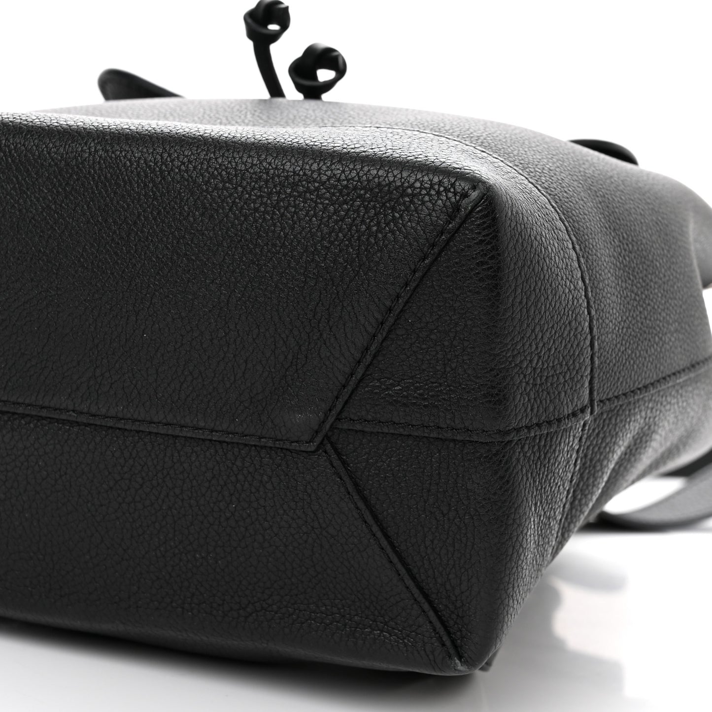Calfskin Lockme Backpack Black