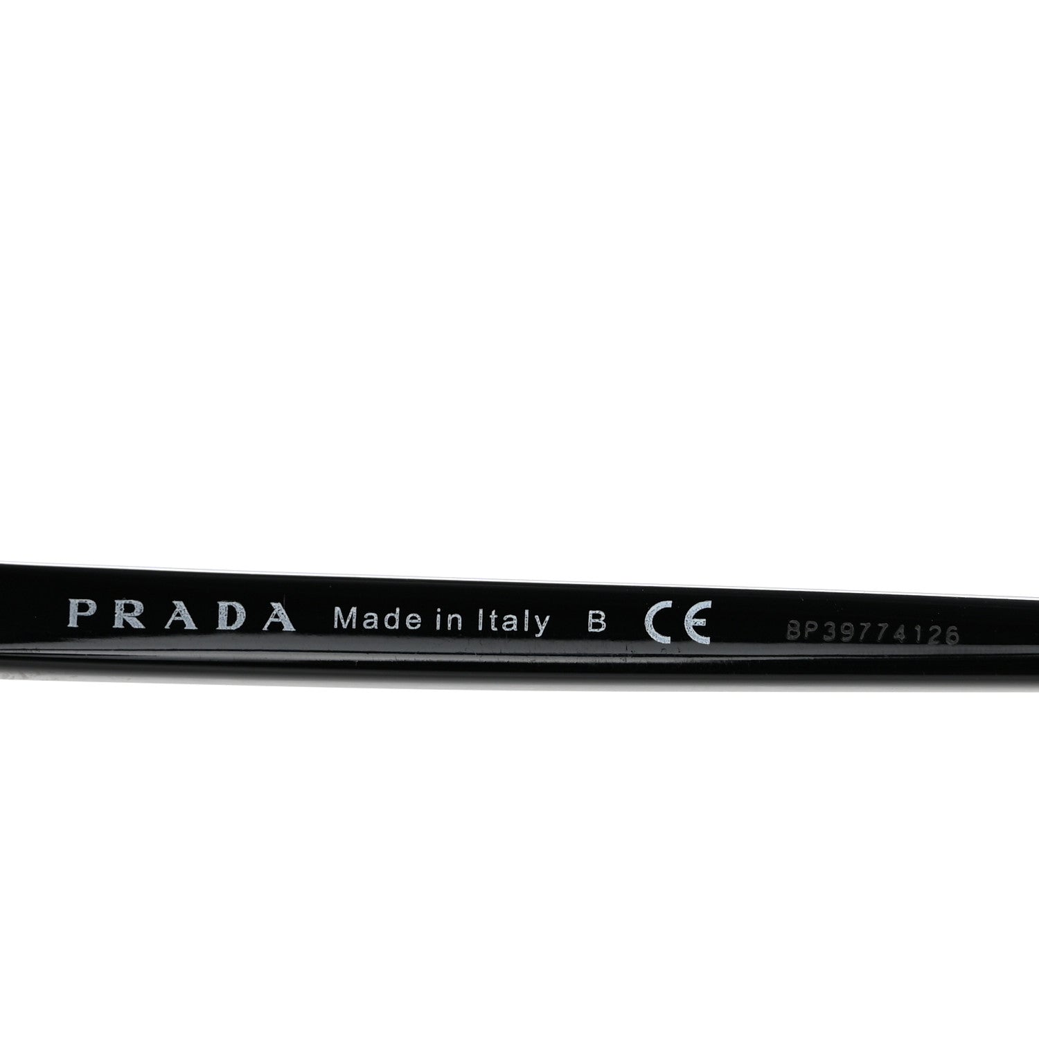 Prada Acetate Cat Eye Sunglasses SPR 01V Black 5 of 9