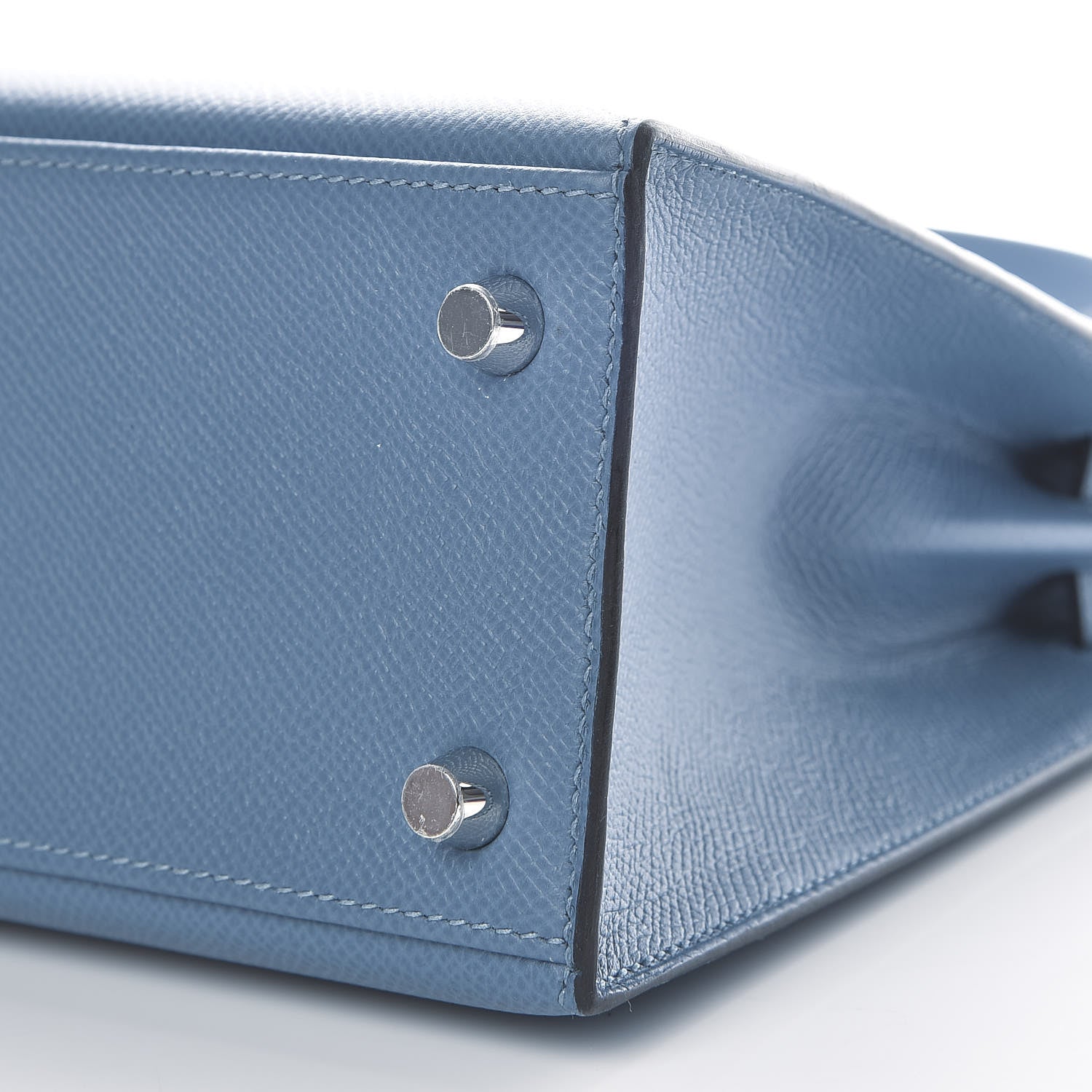 Hermes Epsom Kelly Sellier 25 Bleu Azur 7 of 10