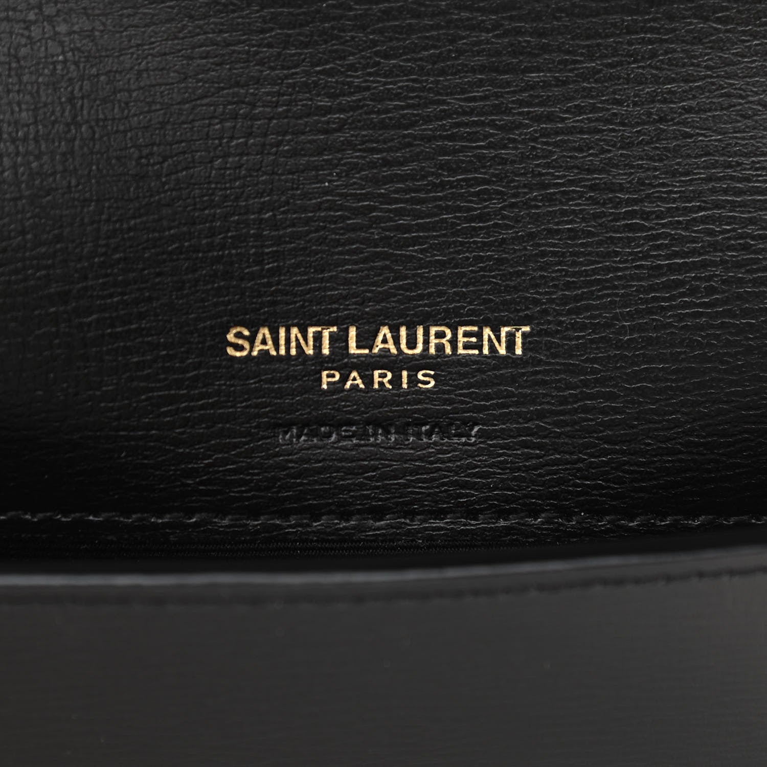 Saint Laurent Smooth Calfskin Monogram Phone Holder Crossbody Black 6 of 9