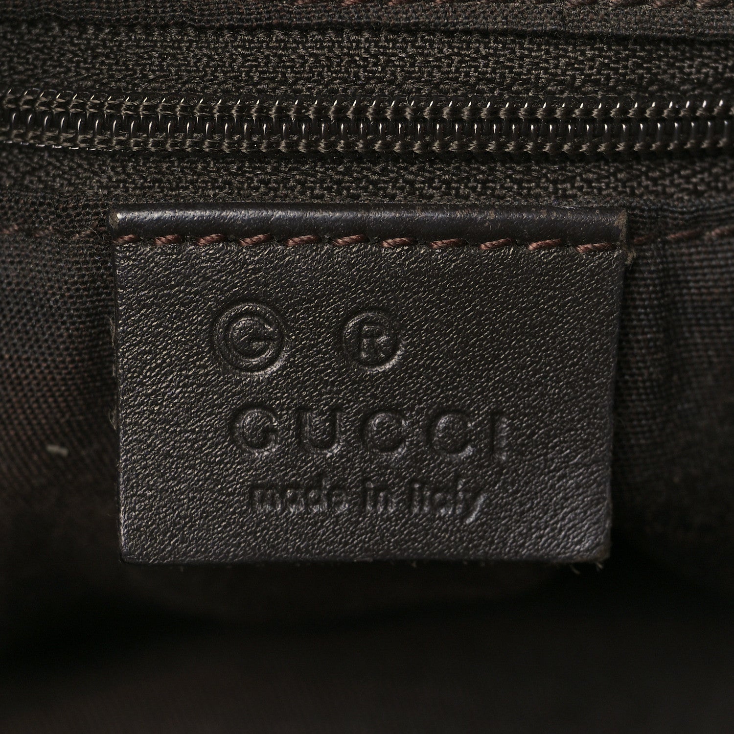 Gucci Monogram Medium Abbey Convertible Tote Dark Brown 6 of 14