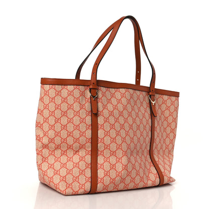 Gucci GG Supreme Monogram Medium Nice Tote Orange 3 of 9