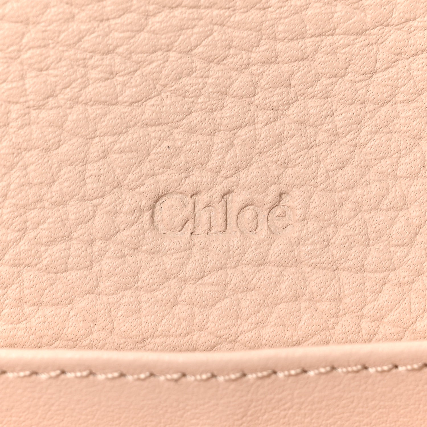 Chloe Calfskin Alphabet Long Wallet Blush Nude 6 of 6