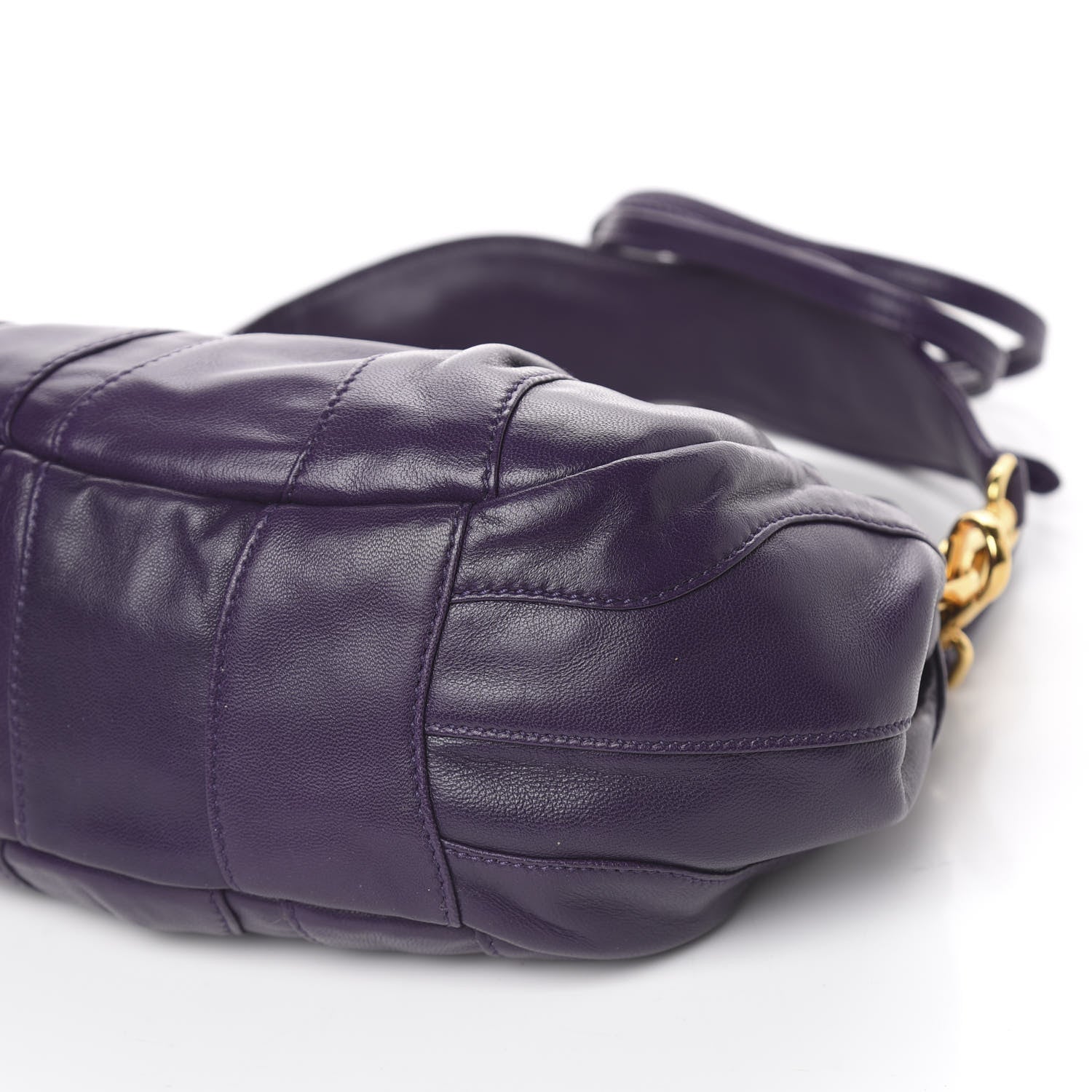 Prada Nappa Stripes Hobo Viola 10 of 10