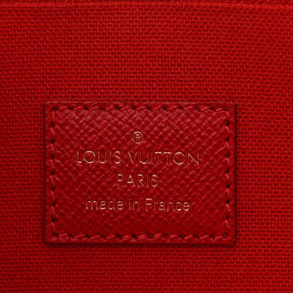 Louis Vuitton Damier Ebene My LV World Tour Pochette Felicie Chain Wallet Coquelicot 7 of 11