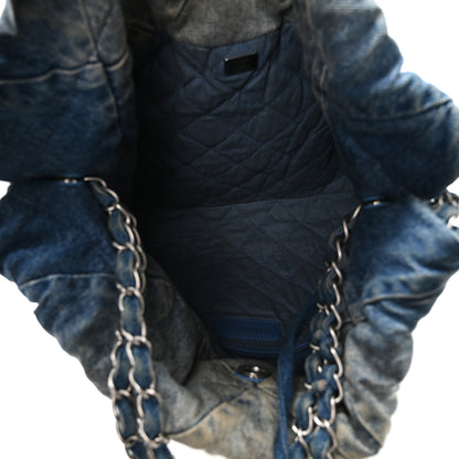 Chanel Denim Quilted Small Chanel 22 Blue 6 of 11