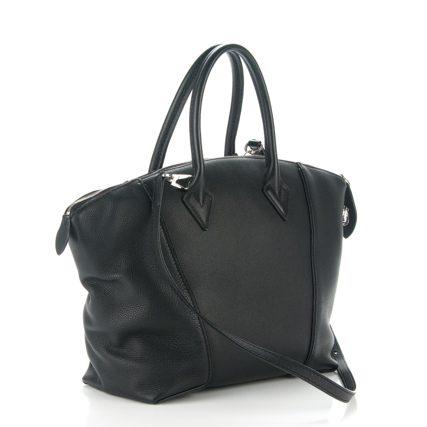 Louis Vuitton Veau Cachemire Soft Lockit PM Black 3 of 7