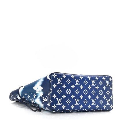 Louis Vuitton Monogram Escale Neverfull MM Blue 5 of 12