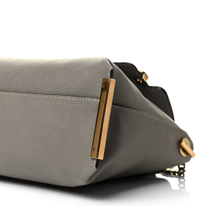Chloe Calfskin Medium Clare Top Handle Bag Motty Grey 8 of 8