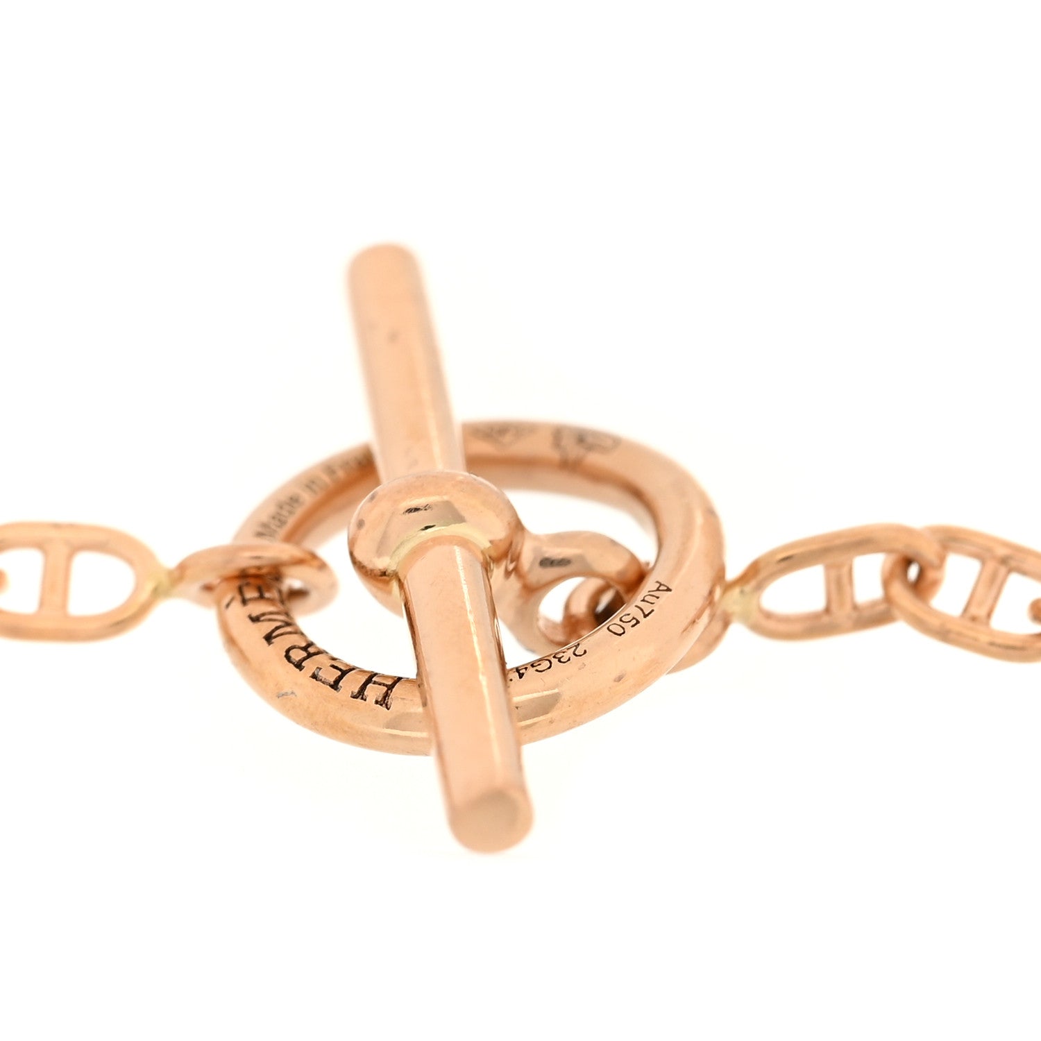 Hermes 18K Rose Gold TPM Farandole Bracelet ST 3 of 4