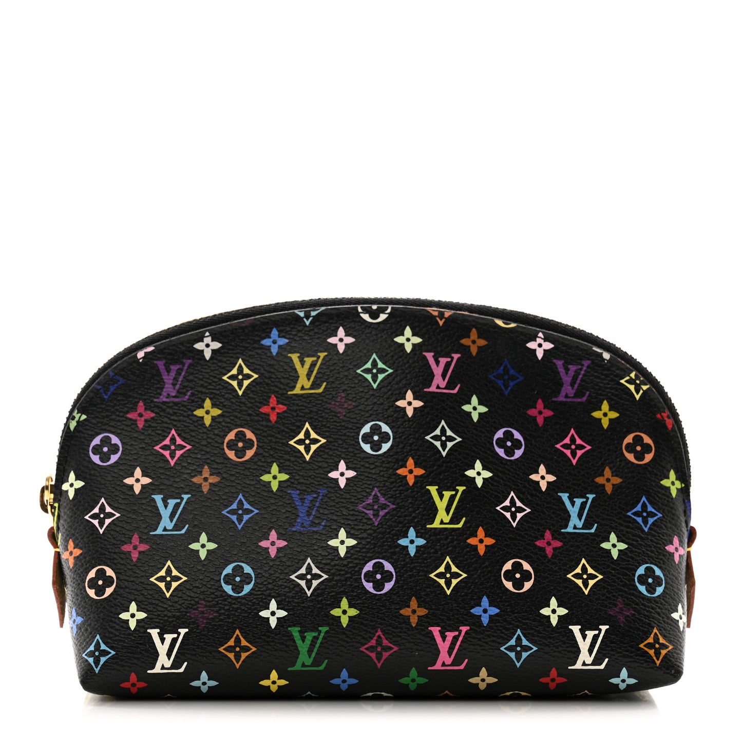 Monogram Multicolor Cosmetic Pouch Black Grenade