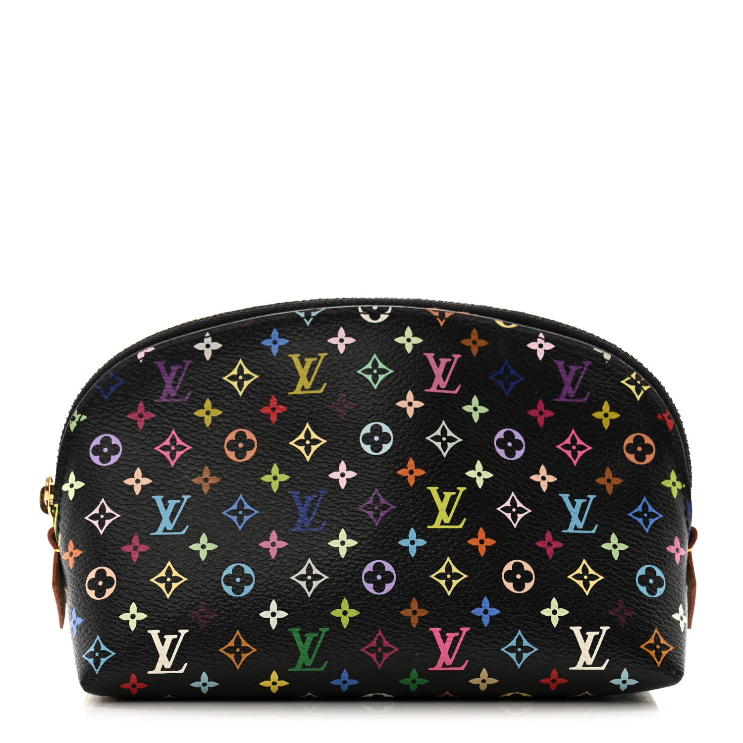 Louis Vuitton Monogram Multicolor Cosmetic Pouch Black Grenade 1 of 9