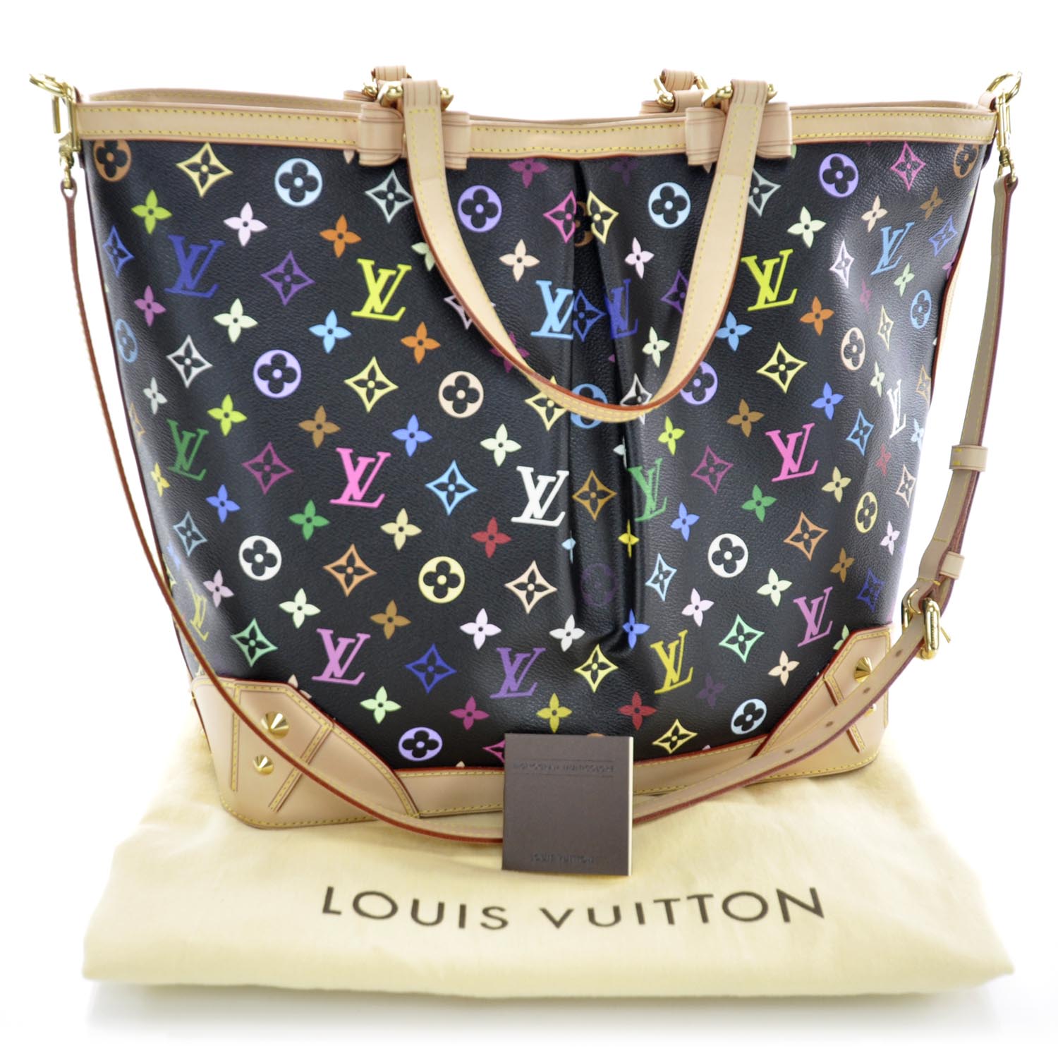 Louis Vuitton Monogram Multicolor Sharleen GM Black 3 of 11