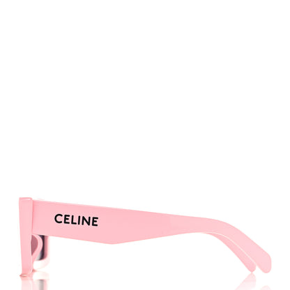 Celine Acetate Monochroms Square Sunglasses CL40214U Light Pink 3 of 6