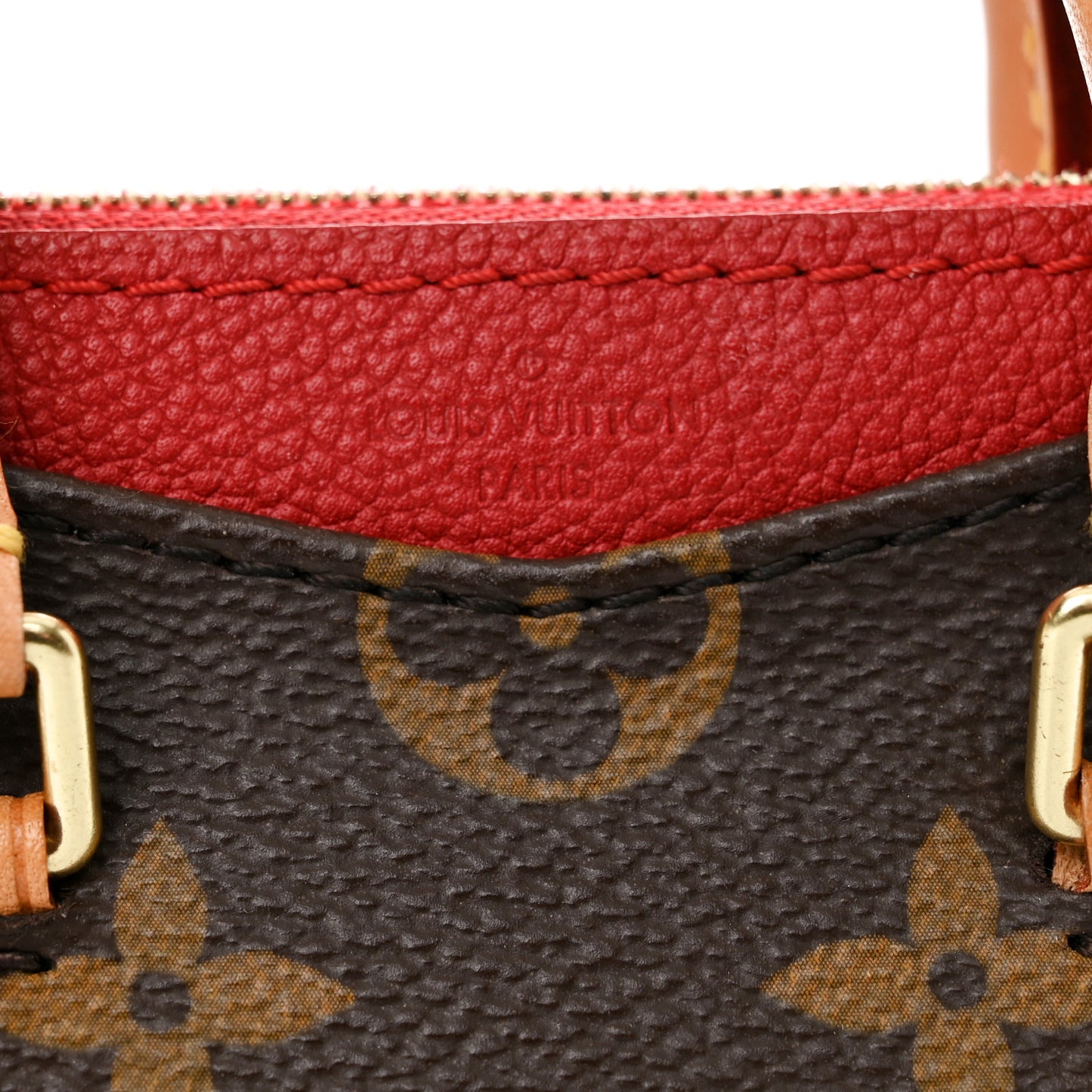 Monogram Nano Pallas Cherry