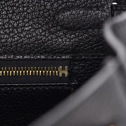Hermes Togo Birkin 25 Black 20 of 36