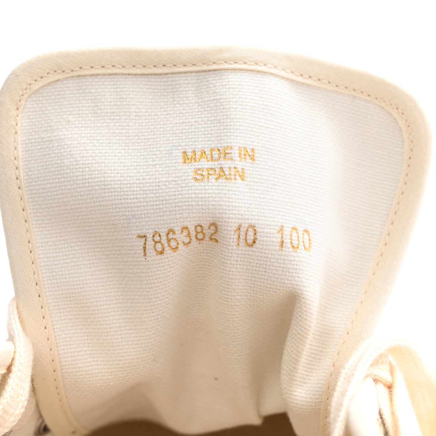 GG Monogram Mens Julio Low Top Sneakers 10 Beige Ebony Mystic White