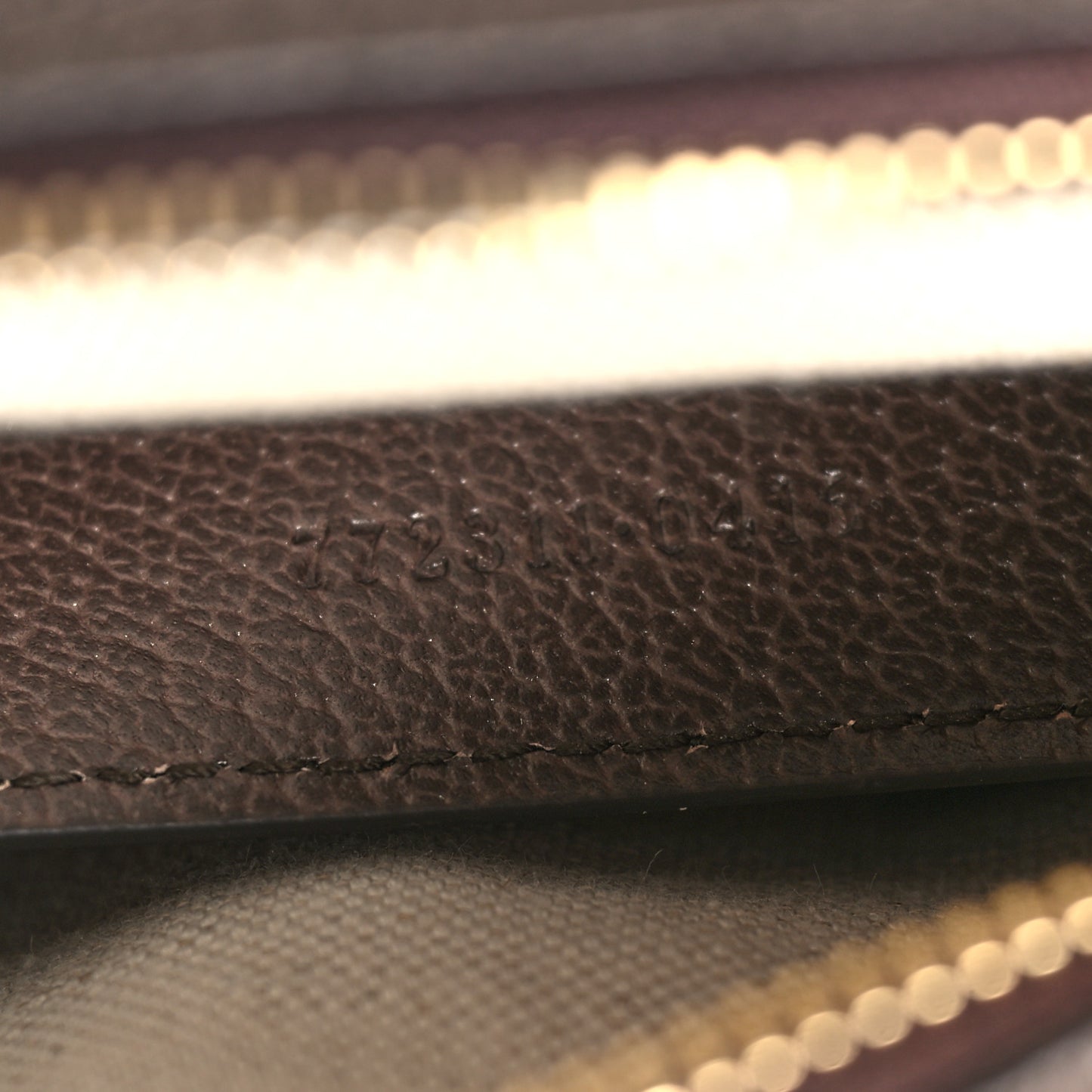 Denim Monogram Textured Dollar Calfskin Super Mini Ophidia Shoulder Bag Beige Ebony New Acero