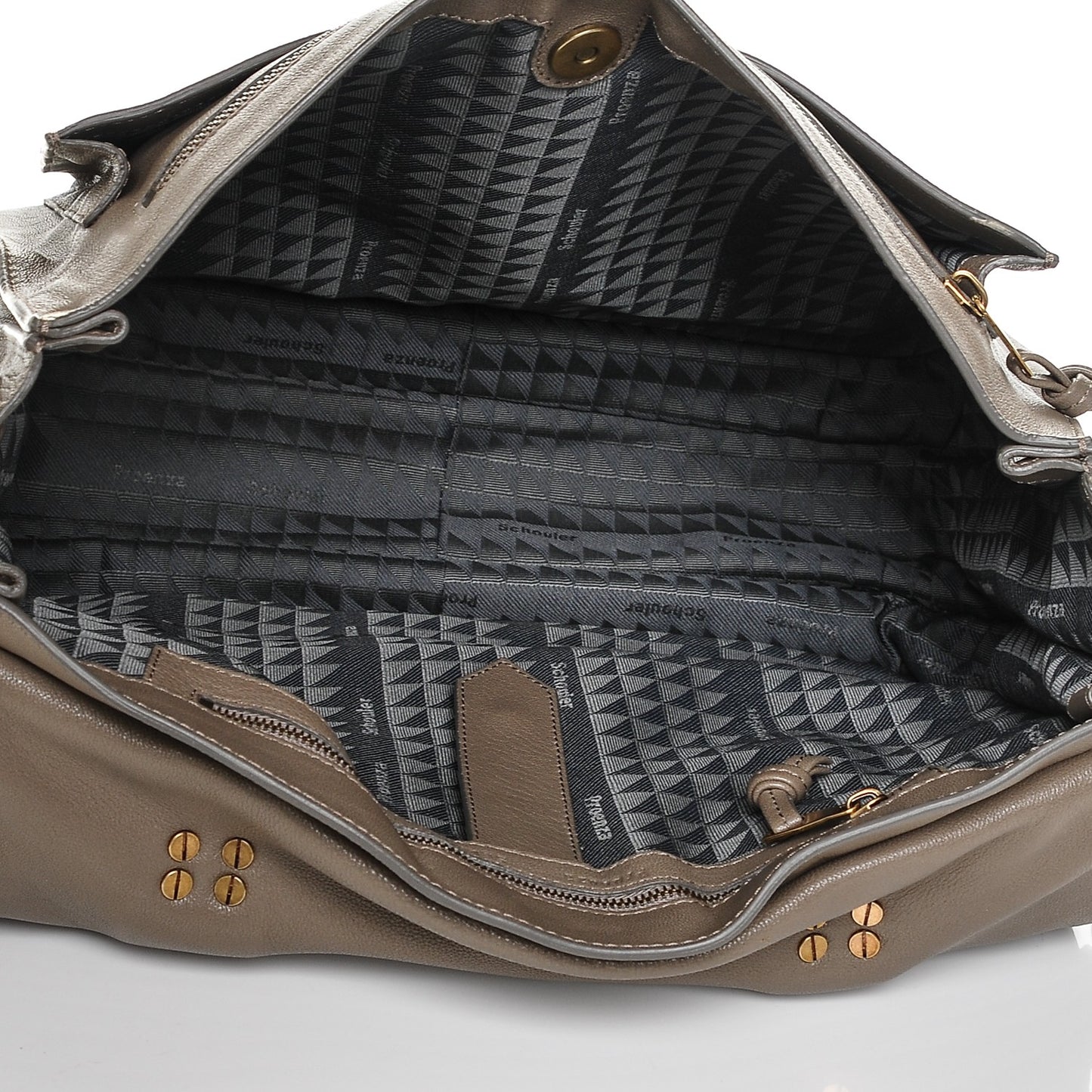 Lambskin Large PS1 Satchel Smoke