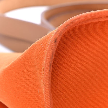Hermes Toile Cabag 39 Orange 5 of 8