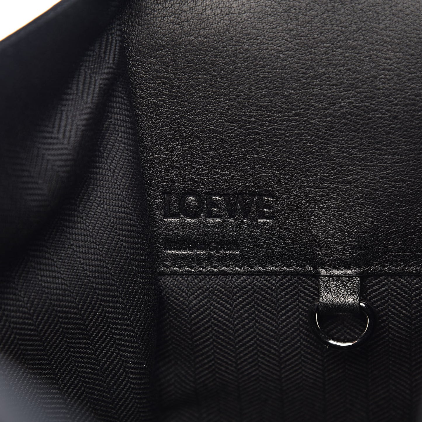 Calfskin Small Hammock Shoulder Bag Black